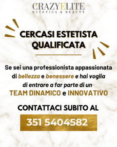 cercasi estetista qualificata